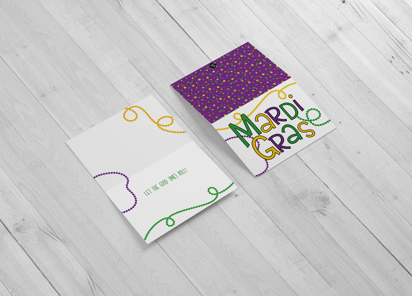 Mardi Gras Let the Good Times Roll - Includes 25 cards