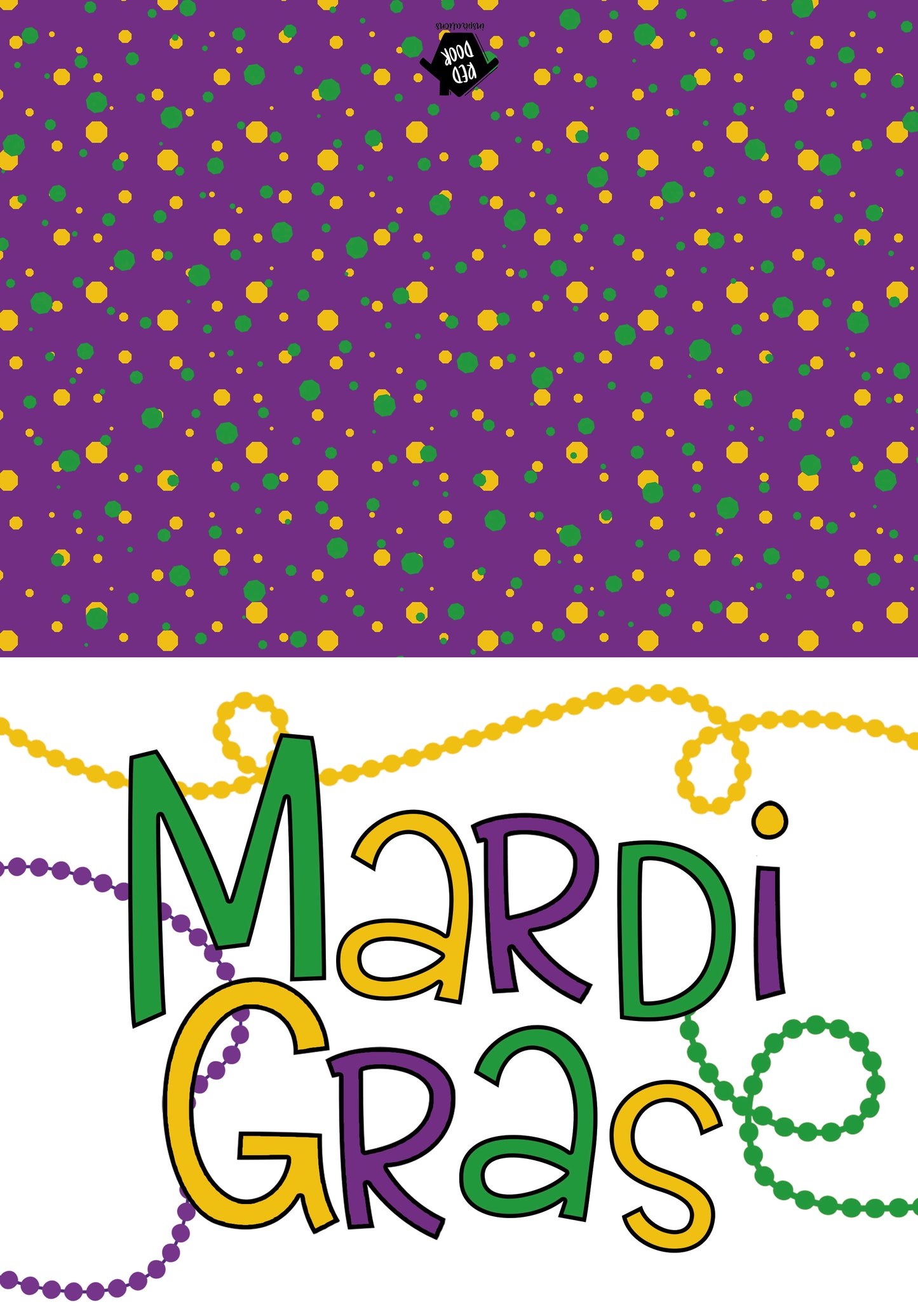 Mardi Gras Let the Good Times Roll - Includes 25 cards