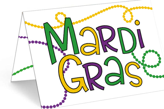 Mardi Gras Let the Good Times Roll - Includes 20 cards