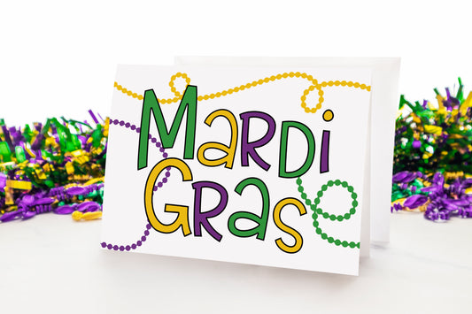 Mardi Gras Let the Good Times Roll - Includes 20 cards