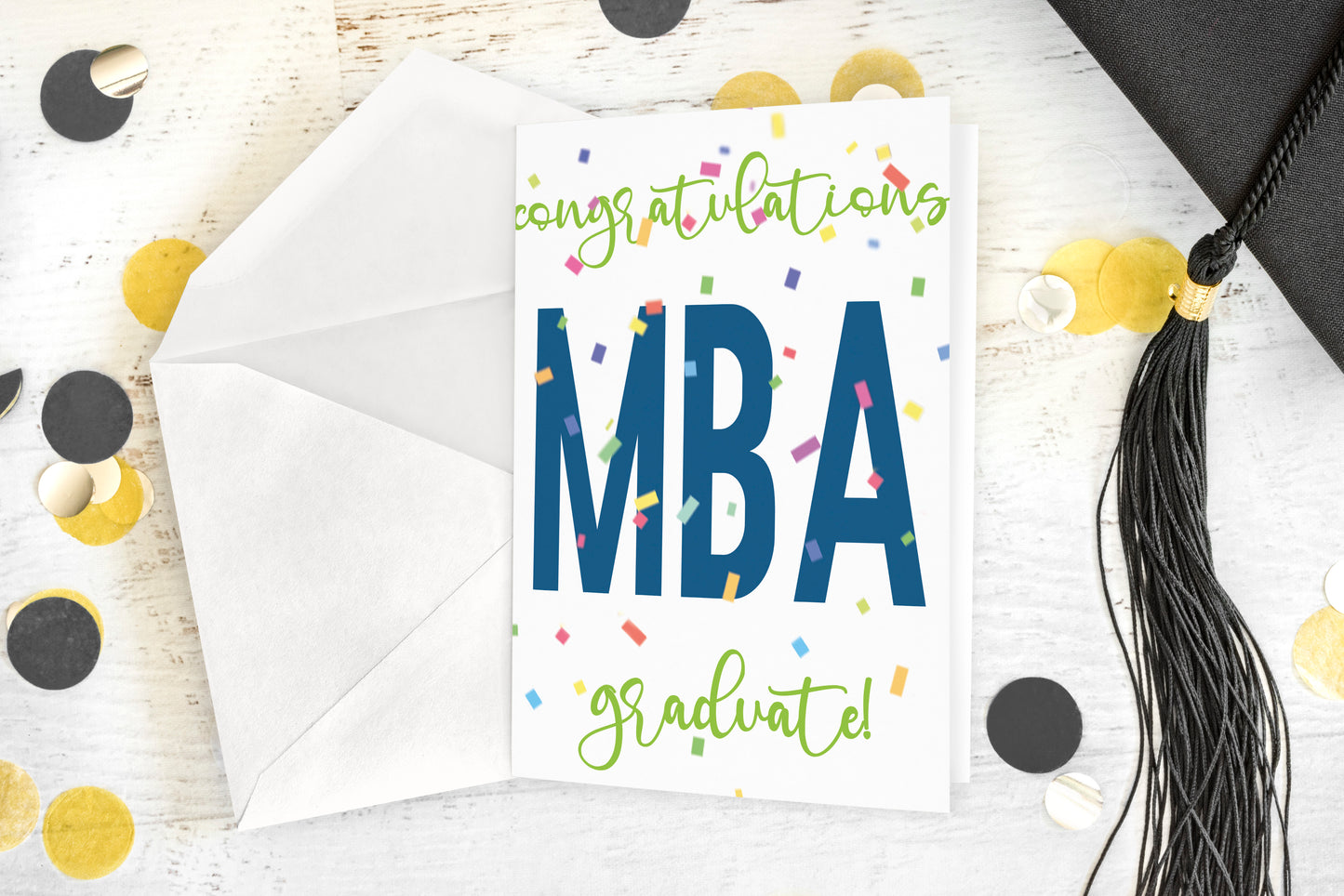 MBA Graduate - Single Card