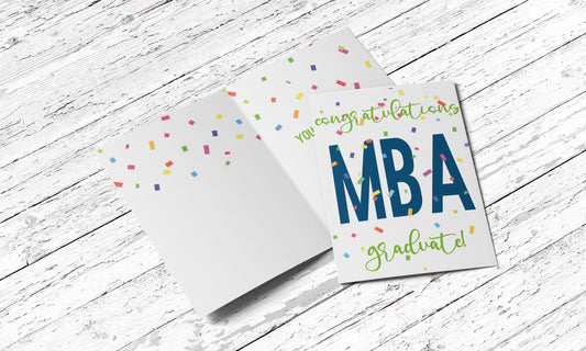 MBA Graduate - Single Card
