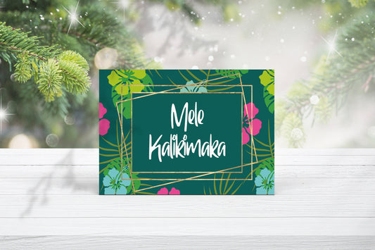 Mele Kalikimaka Christmas Card - Includes 20 cards
