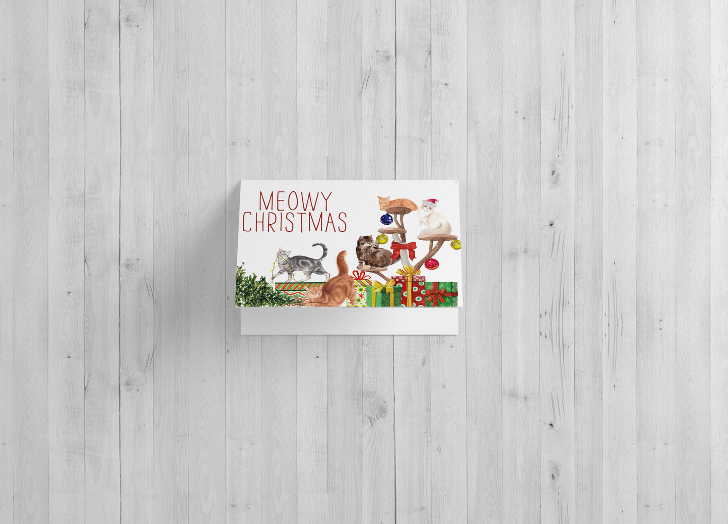 Meowy Christmas - Includes 25 cards
