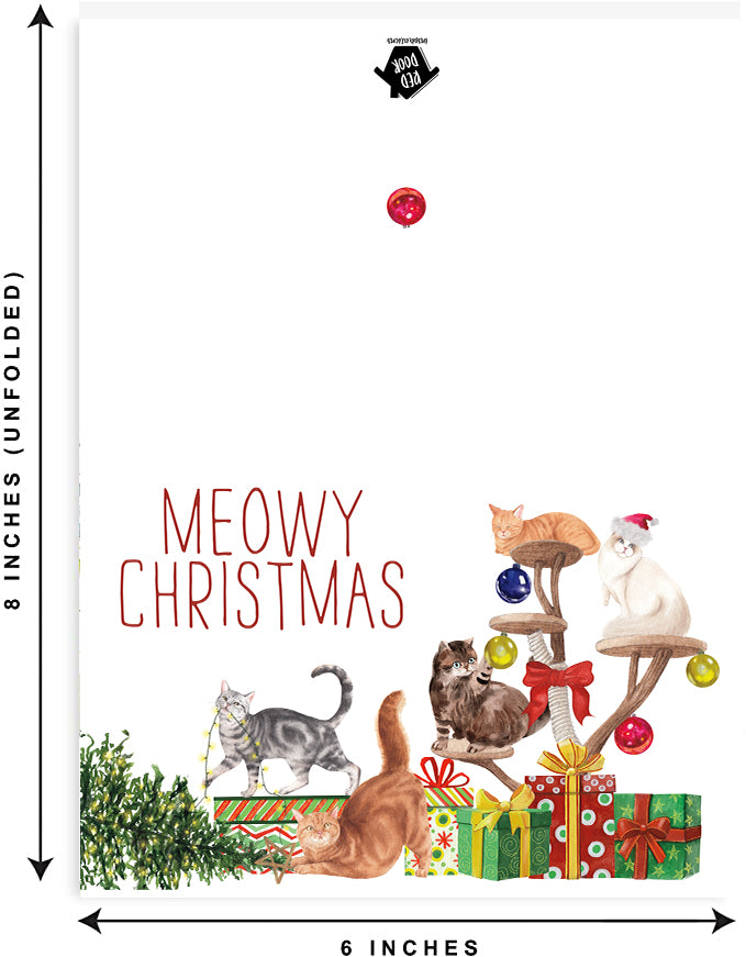 Meowy Christmas - Includes 25 cards