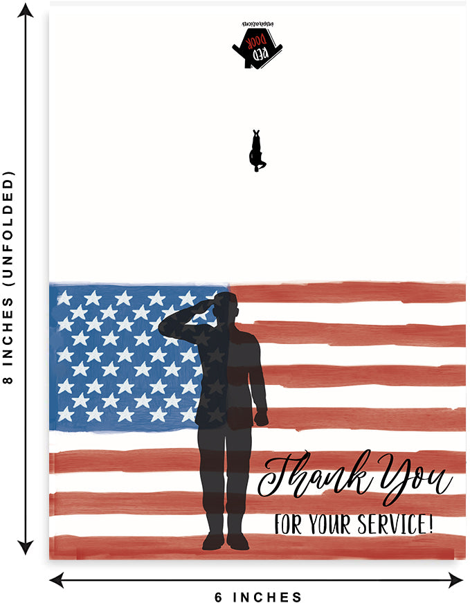 Military Thank You - Includes 20 cards