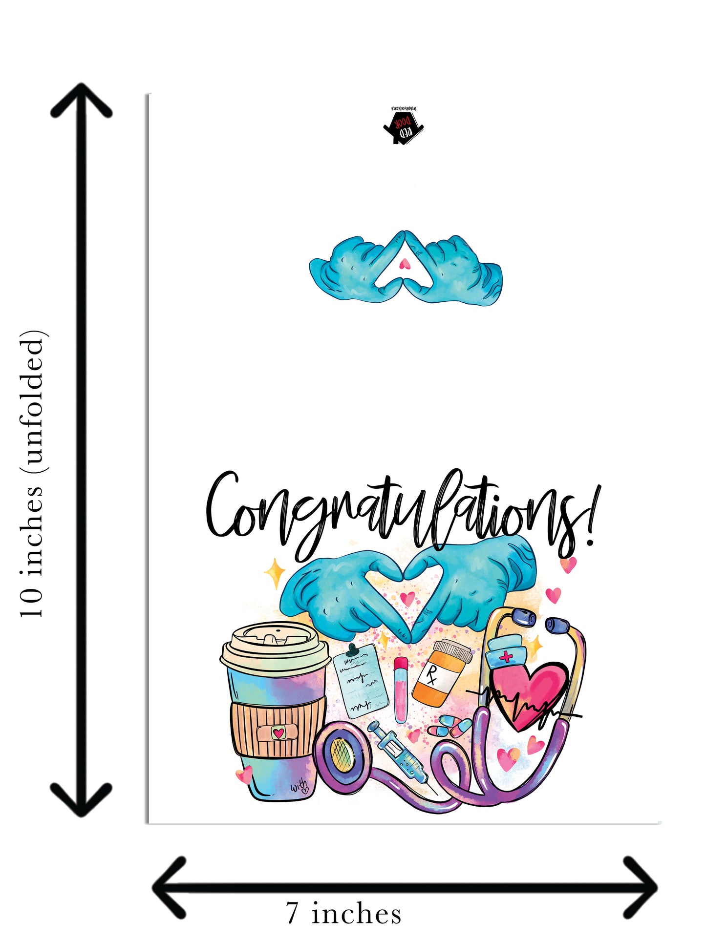 Nursing School Graduation - Single Card