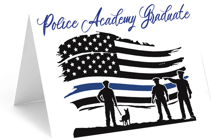 Police Academy Graduate - Single Card