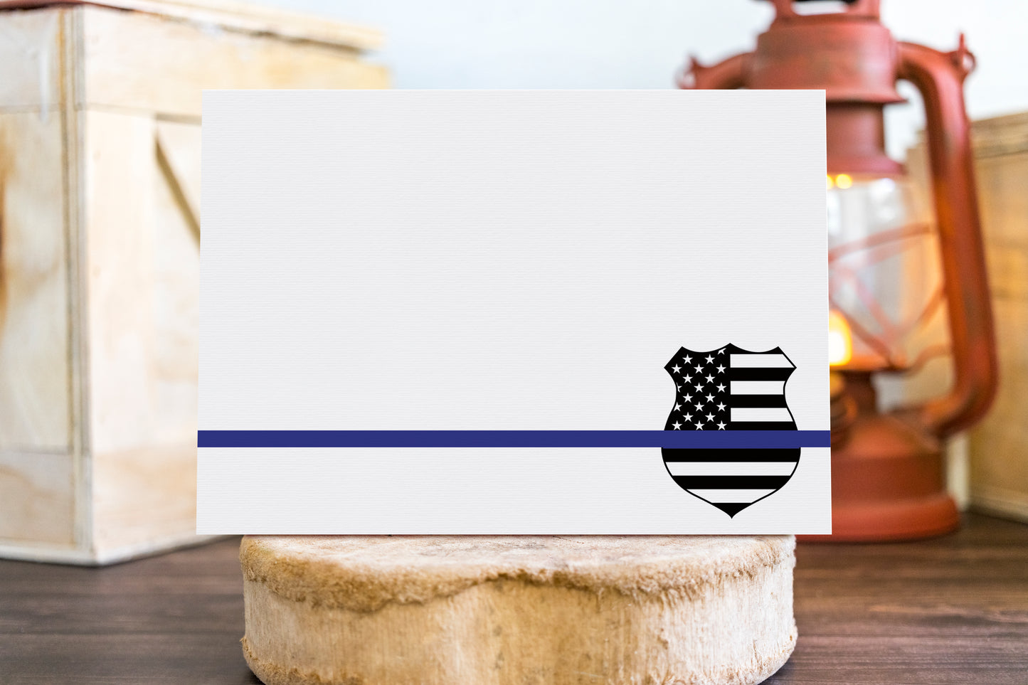 Police Department Blank - Single or Pack of 10