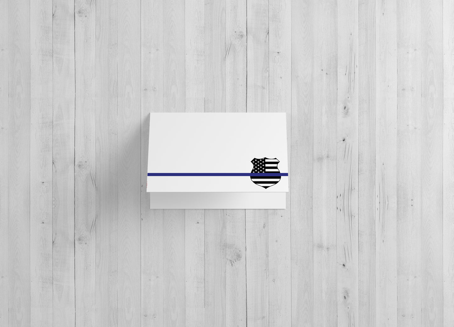 Police Department Blank - Single or Pack of 10
