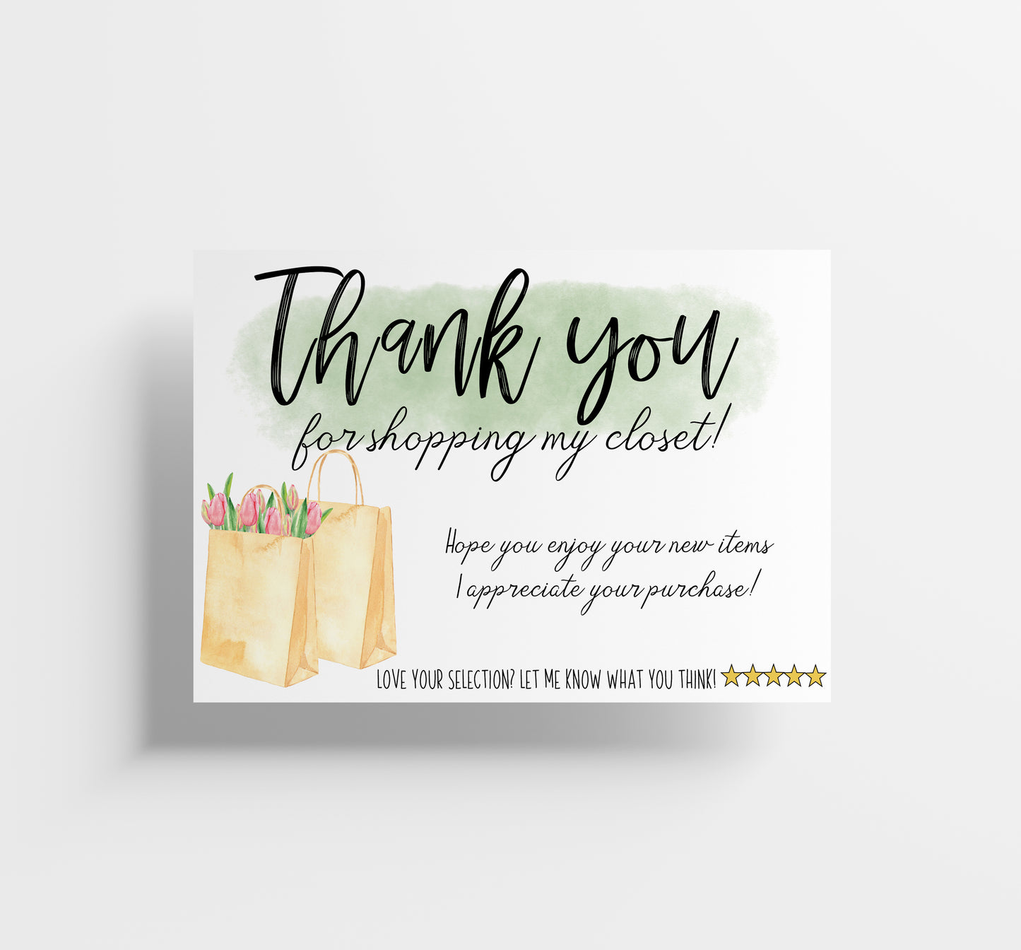 Poshmark Business TY Post Card - 30 cards