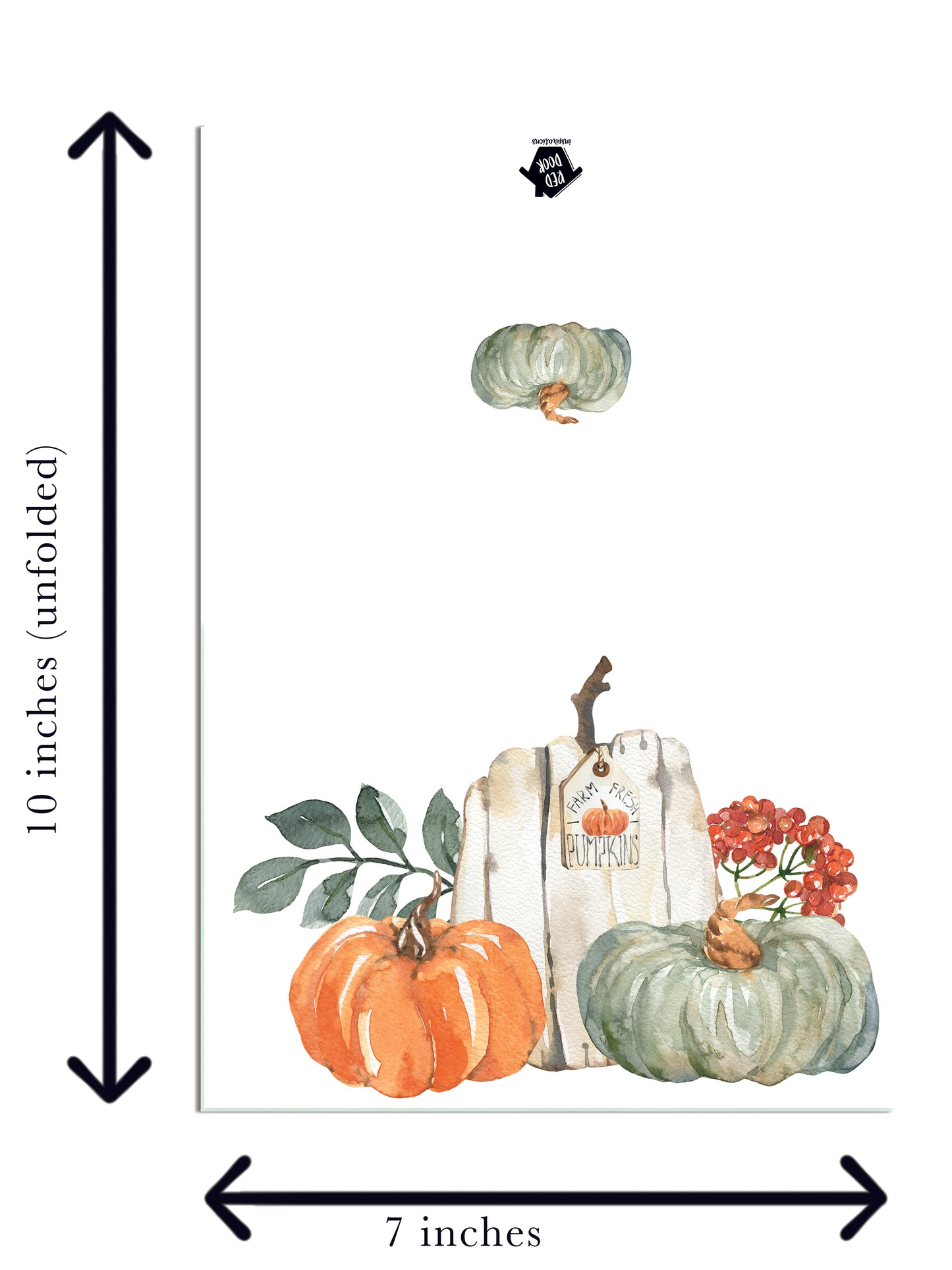 Fall Pumpkin Card - Includes 20 cards