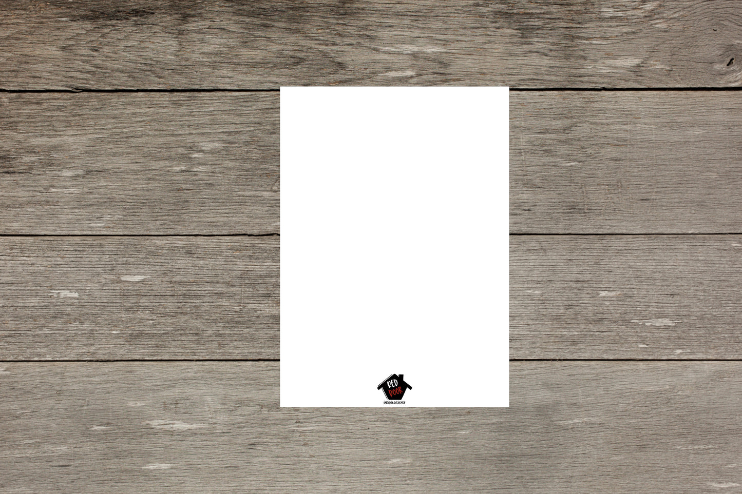 Sad Dog Sympathy Single Card