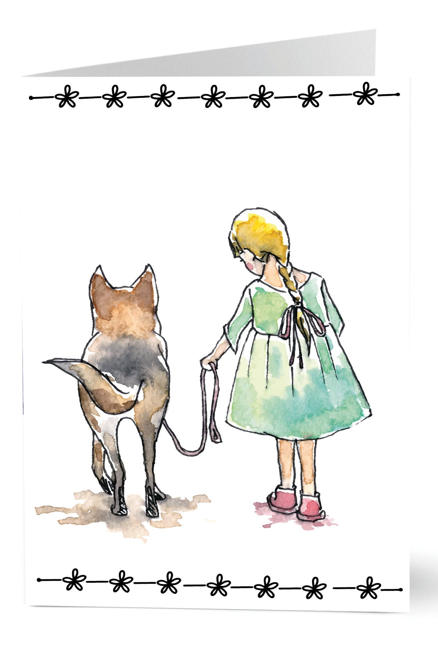 Sad Dog Sympathy Single Card