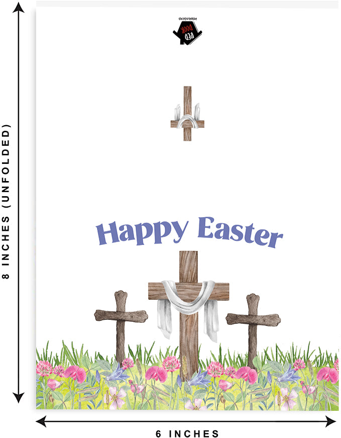 Easter Three Crosses - Includes 25 cards