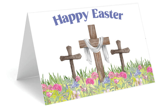 Easter Three Crosses - Includes 20 cards