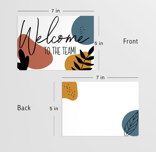 Boho Welcome to the Team - Single or set of 25