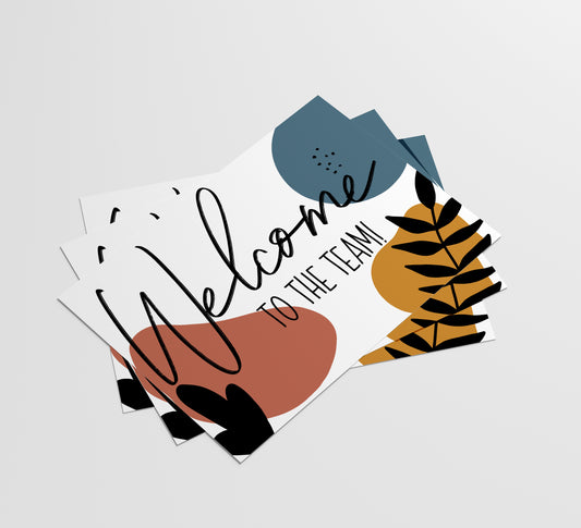 Boho Welcome to the Team - Single or set of 25