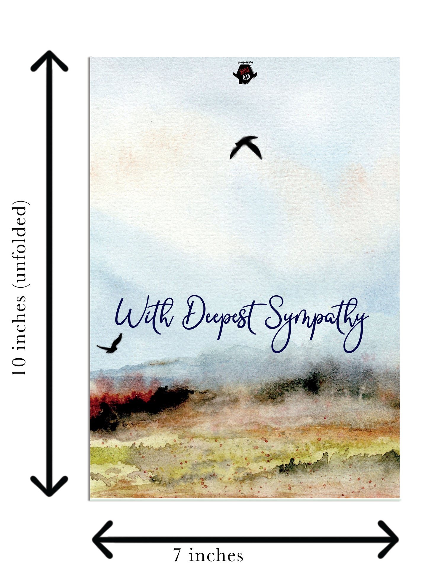 With Deepest Sympathy Christian Card Single Card