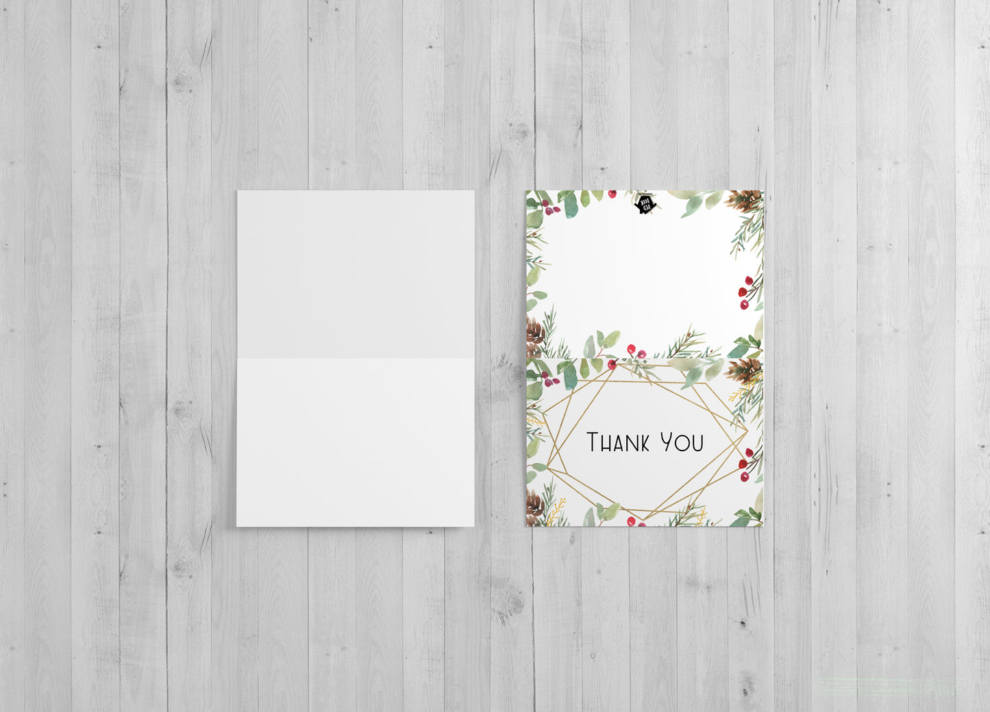 Christmas Thank you - Includes 20 cards