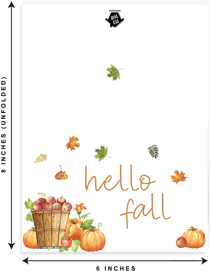 Hello Fall - Includes 20 cards