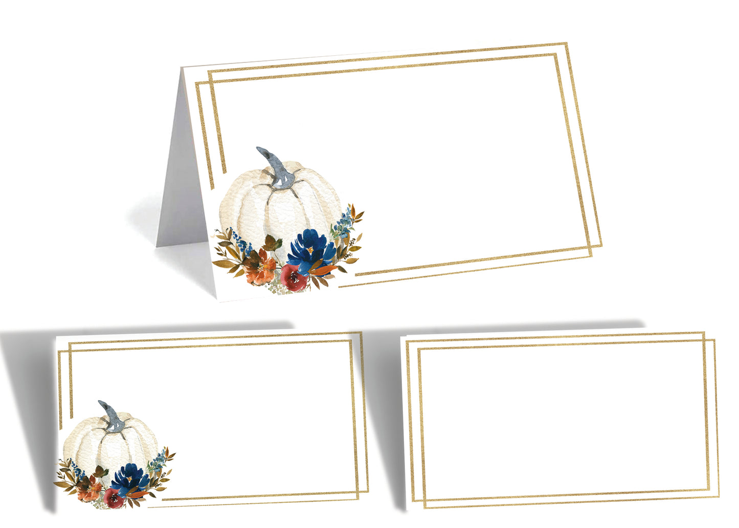 Pumpkin Place cards - 30 cards