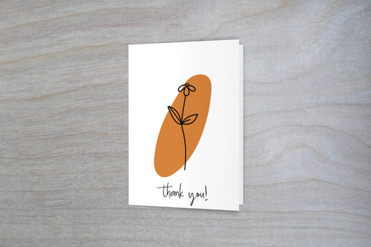 Fundraiser Boho Thank You - Single Card