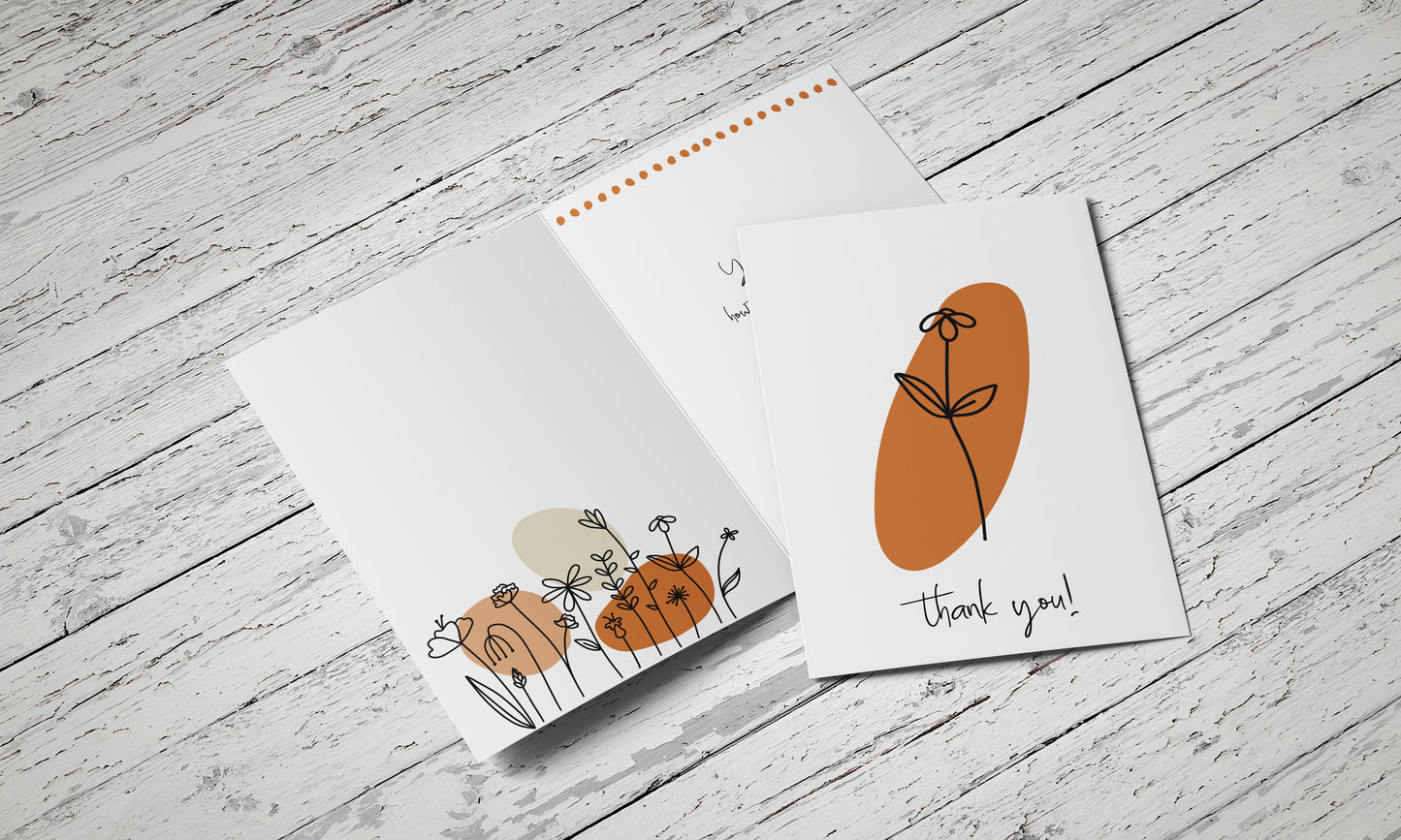 Fundraiser Boho Thank You - Single Card