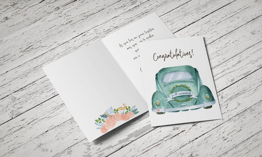 Fundraiser Wedding Card - Single Card