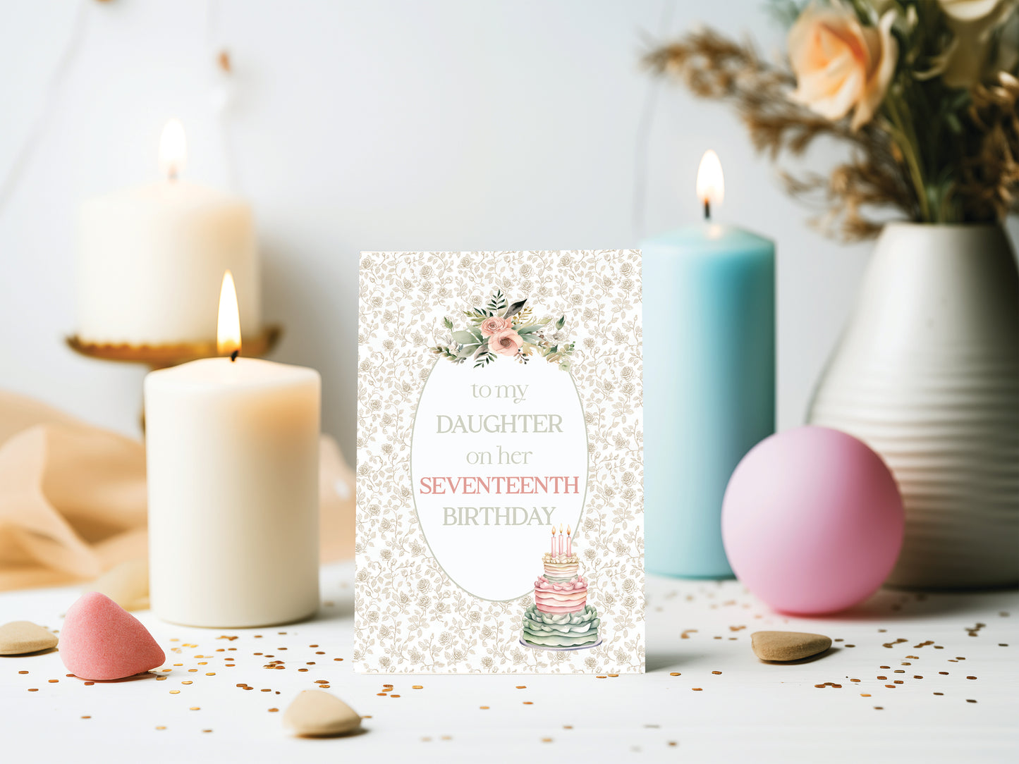 17th Birthday Card for Daughter