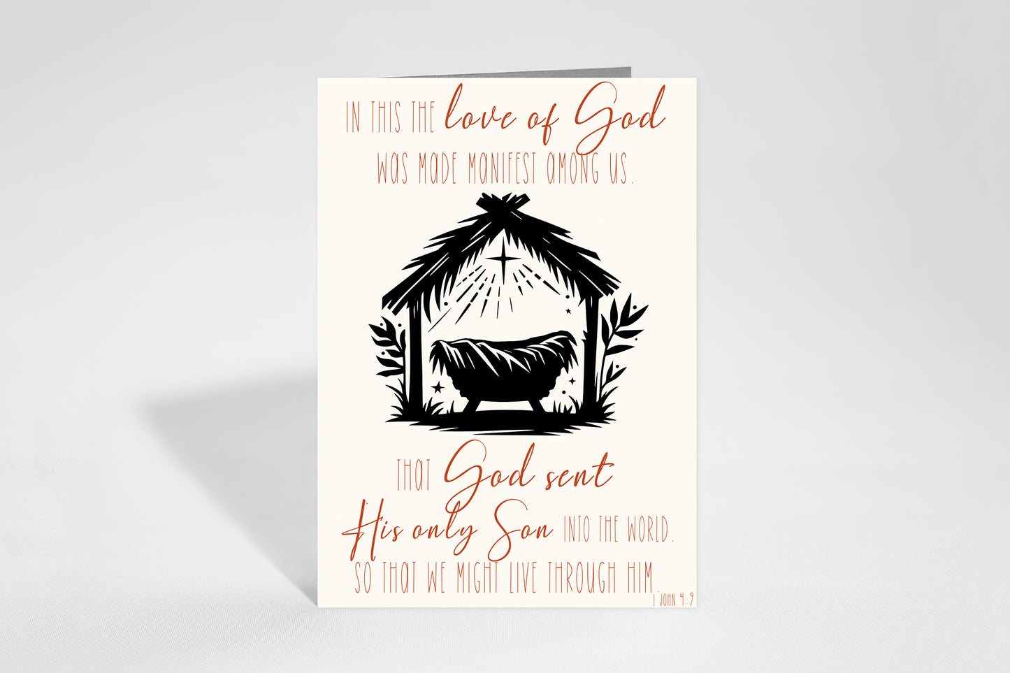 Love of God 5x7 Christmas Cards - 20 pack