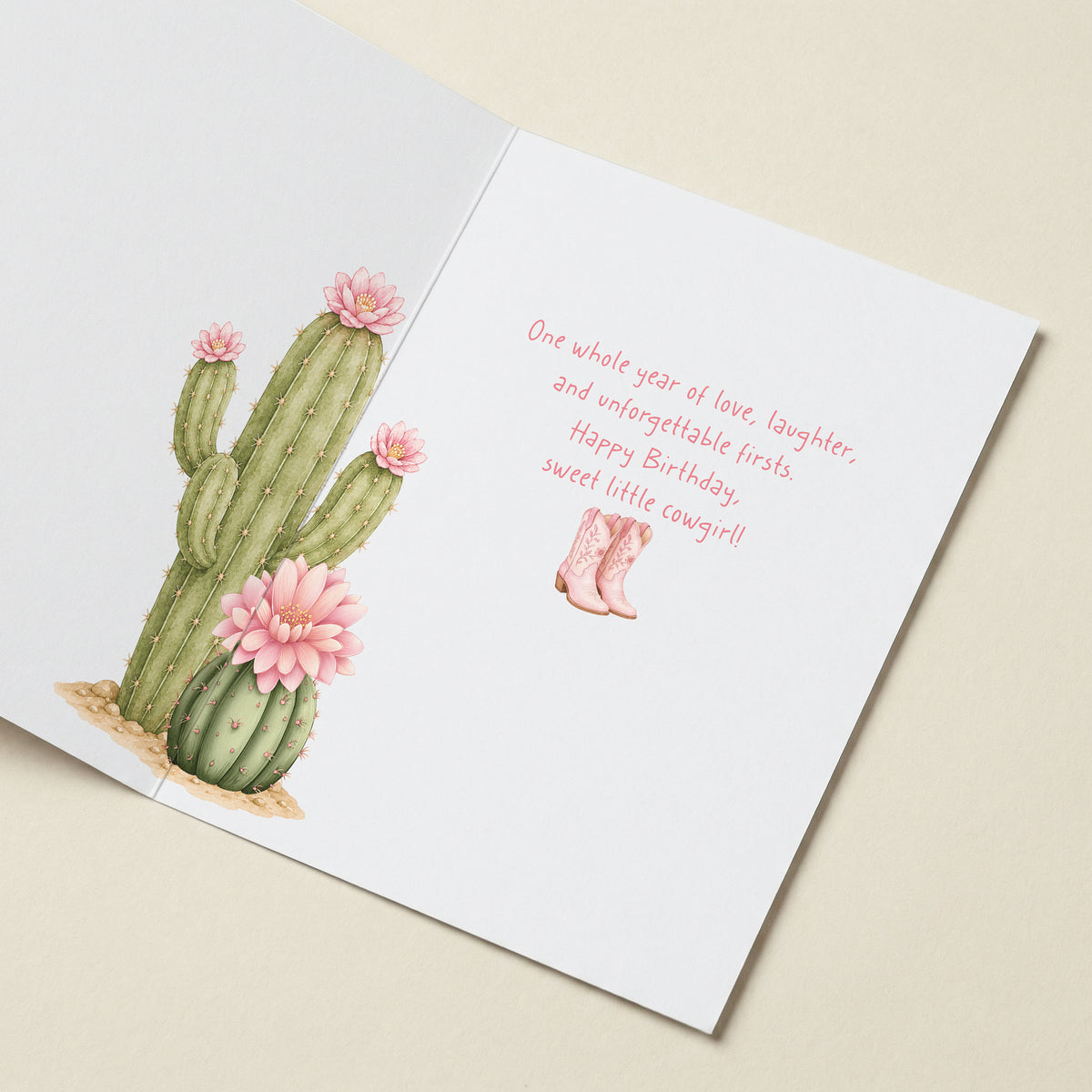 First Rodeo Girl - 5x7 Single Card
