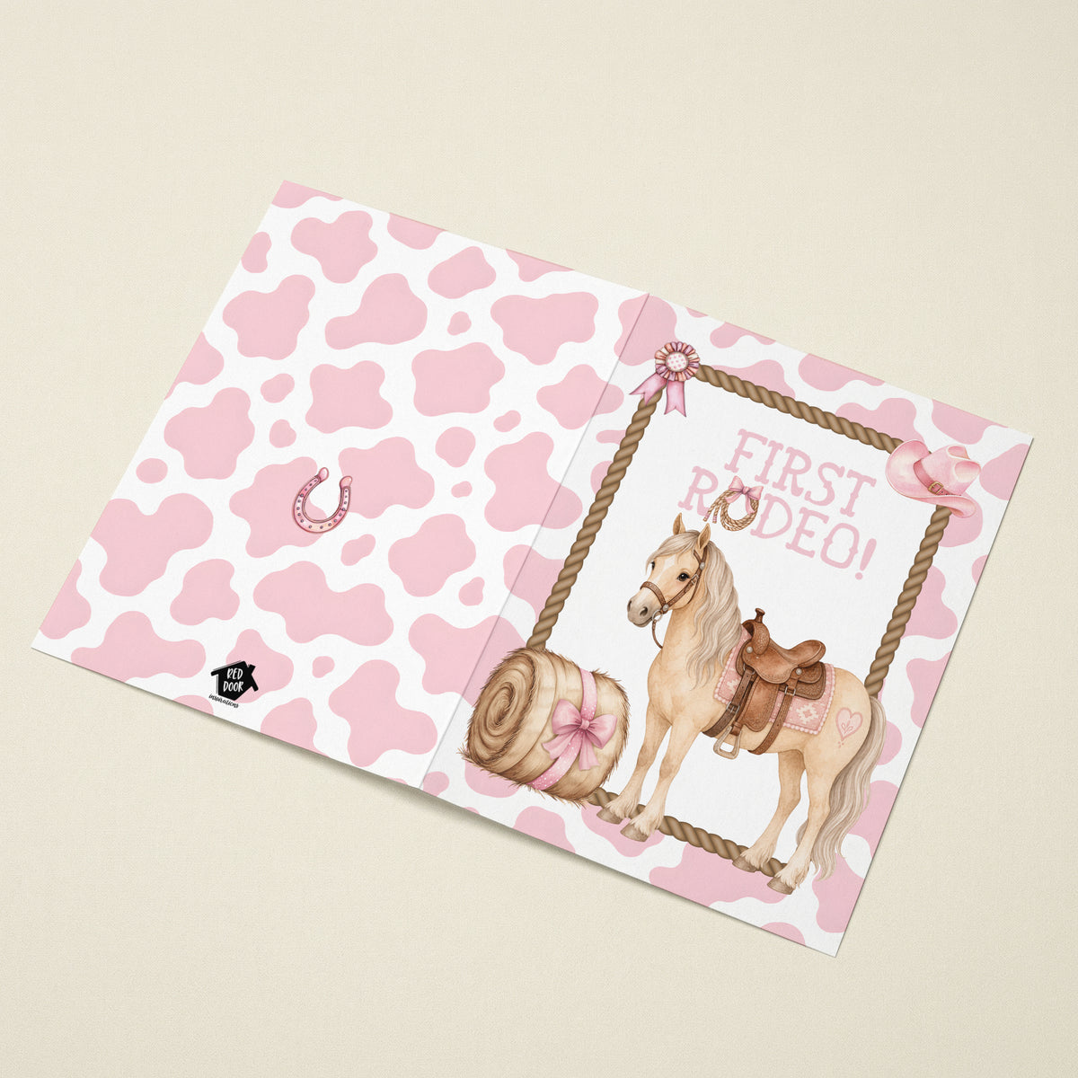 First Rodeo Girl - 5x7 Single Card