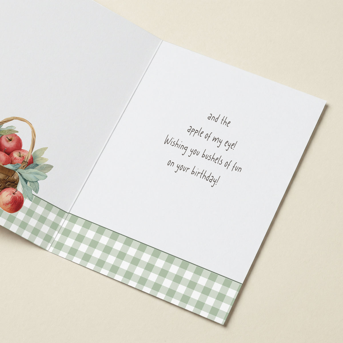 Apple Of My Eye - 5x7 Single Card