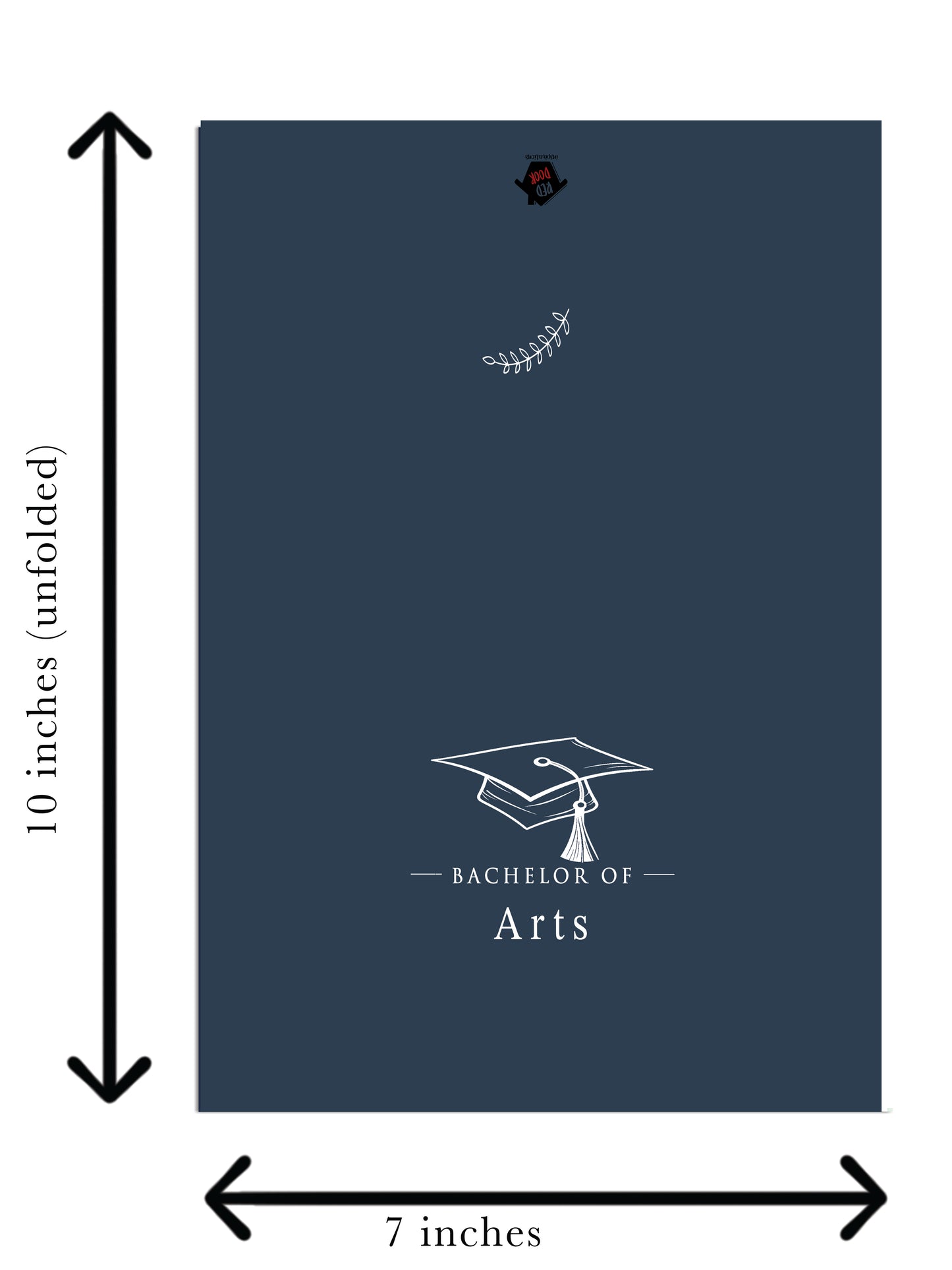 Bachelor of Arts - Single 5x7 Card