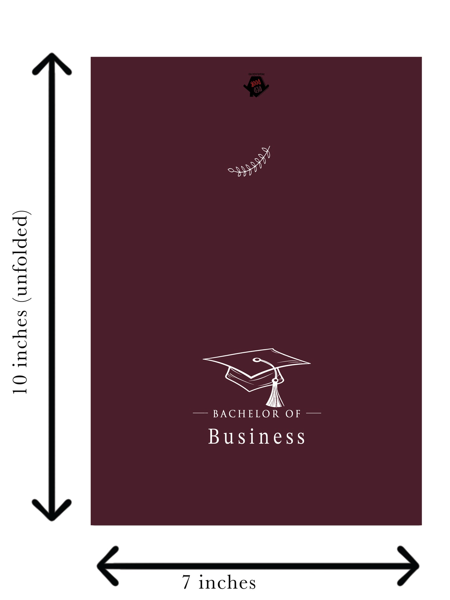 Bachelor of Business - Single 5x7 Card