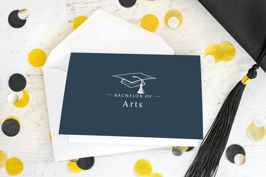 Bachelor of Arts - Single 5x7 Card