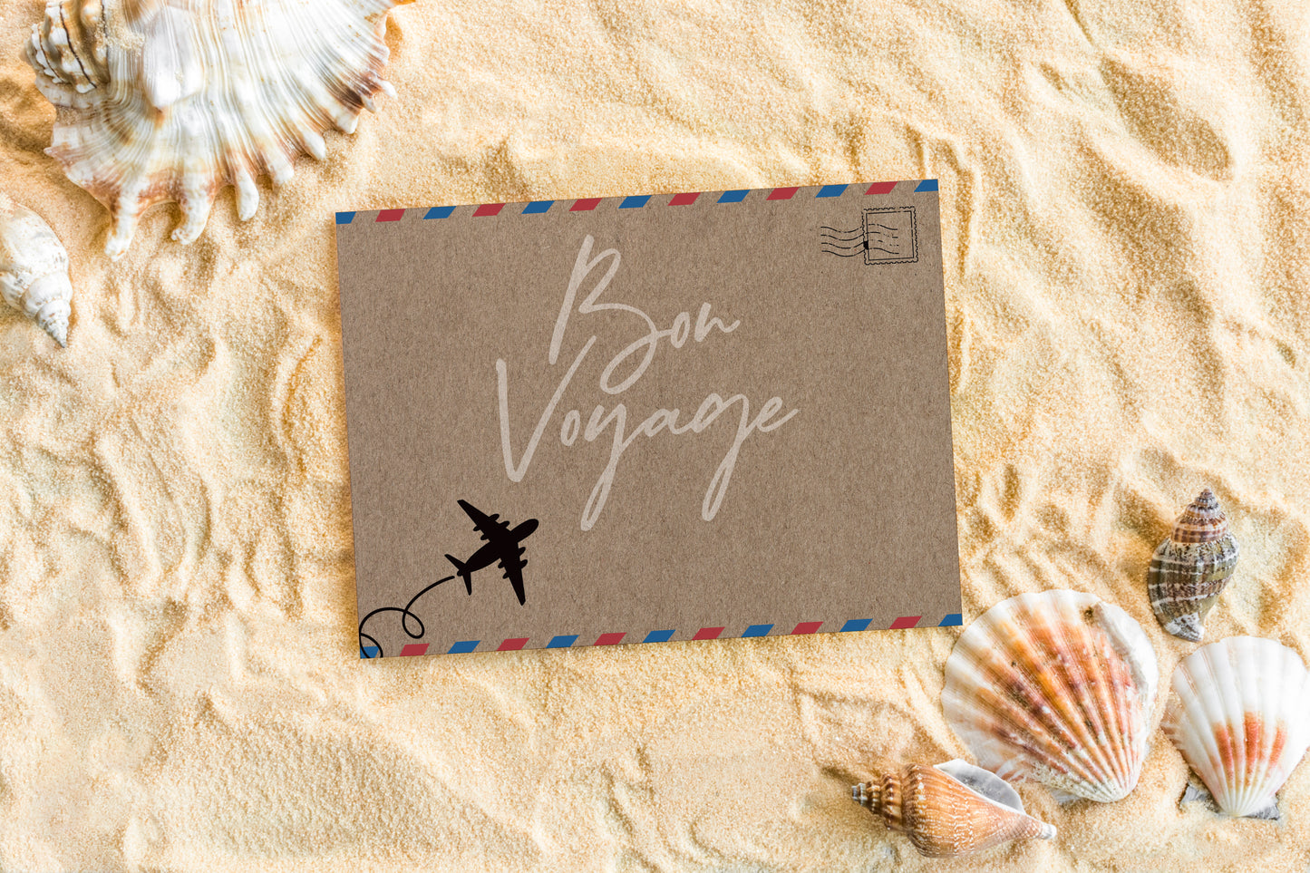 Bon Voyage Card - single card