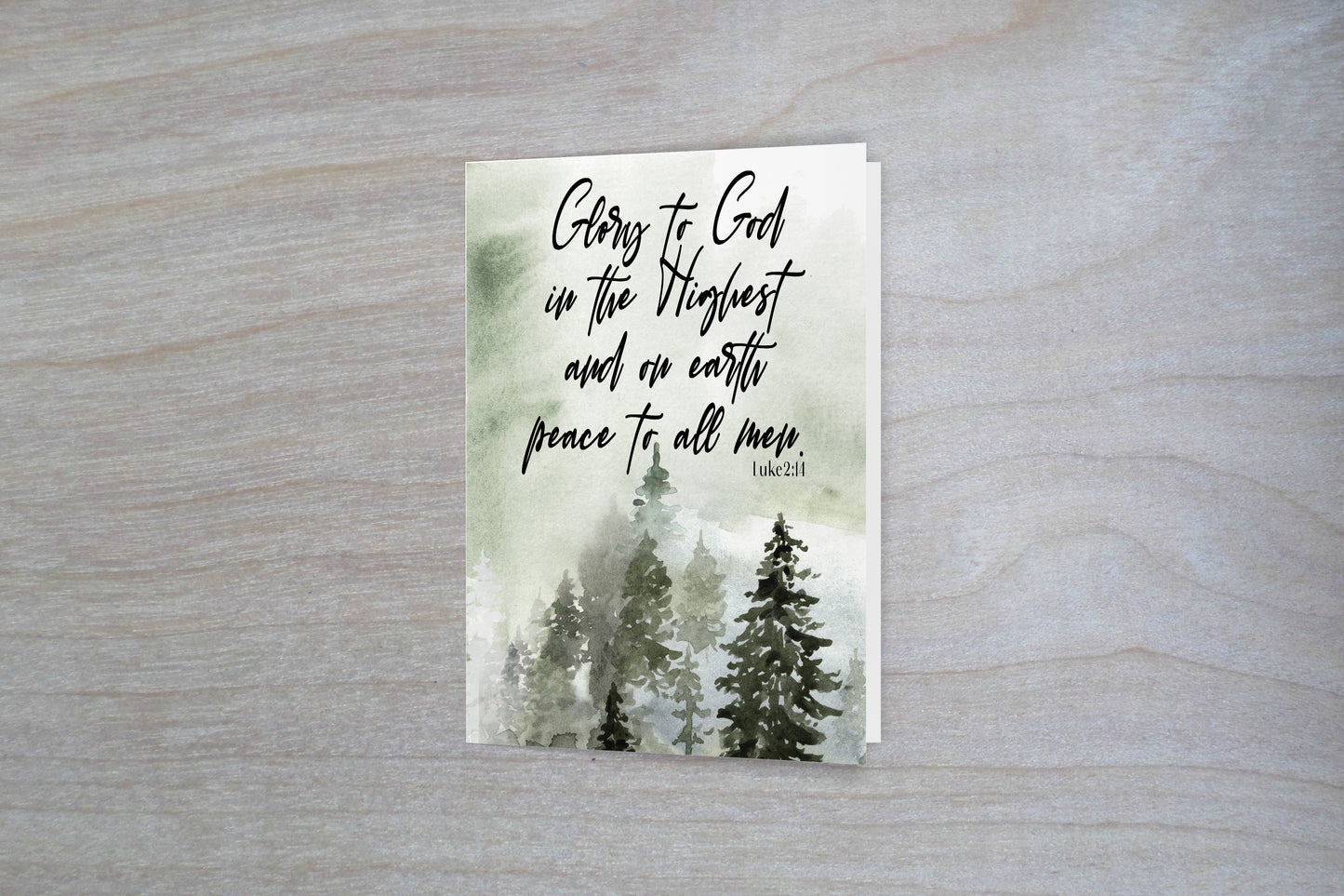 Glory To God Christmas Cards - Includes 25 cards