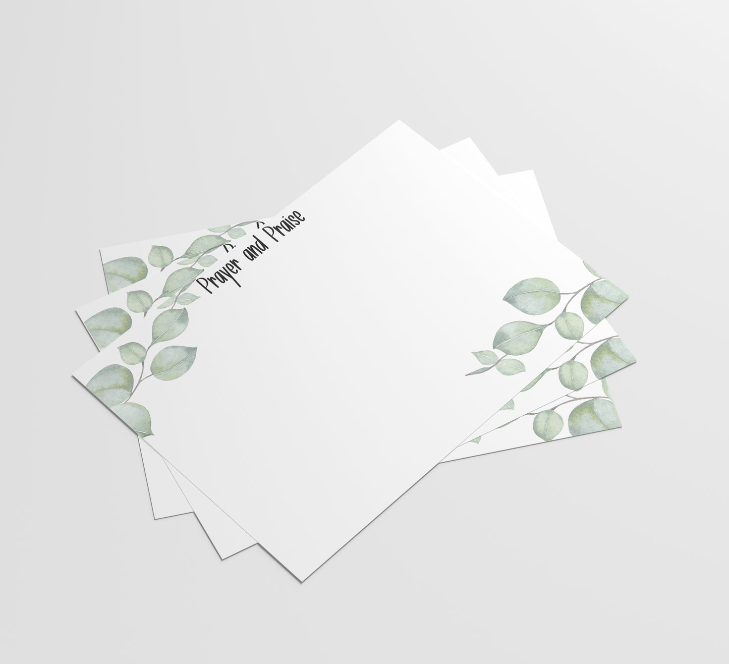 Eucalyptus Prayer & Praise Cards - set of 50