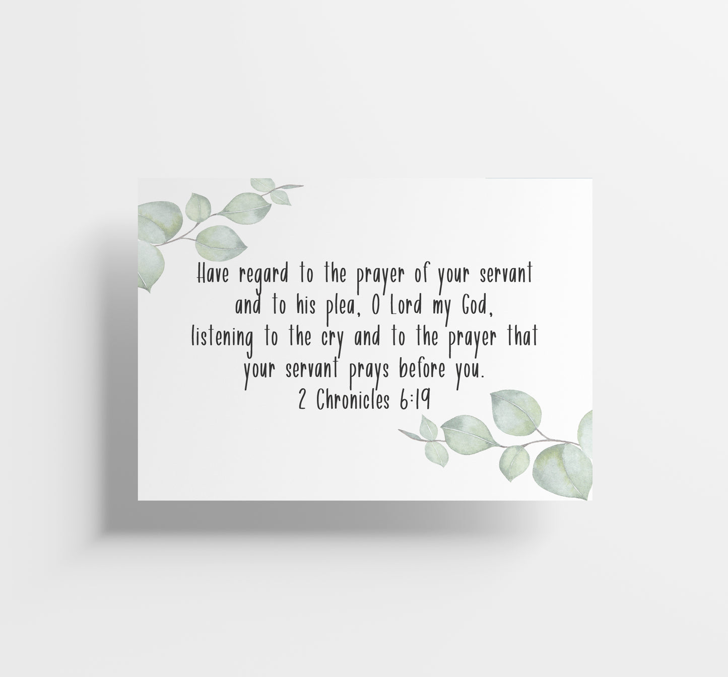 Eucalyptus Prayer & Praise Cards - set of 50