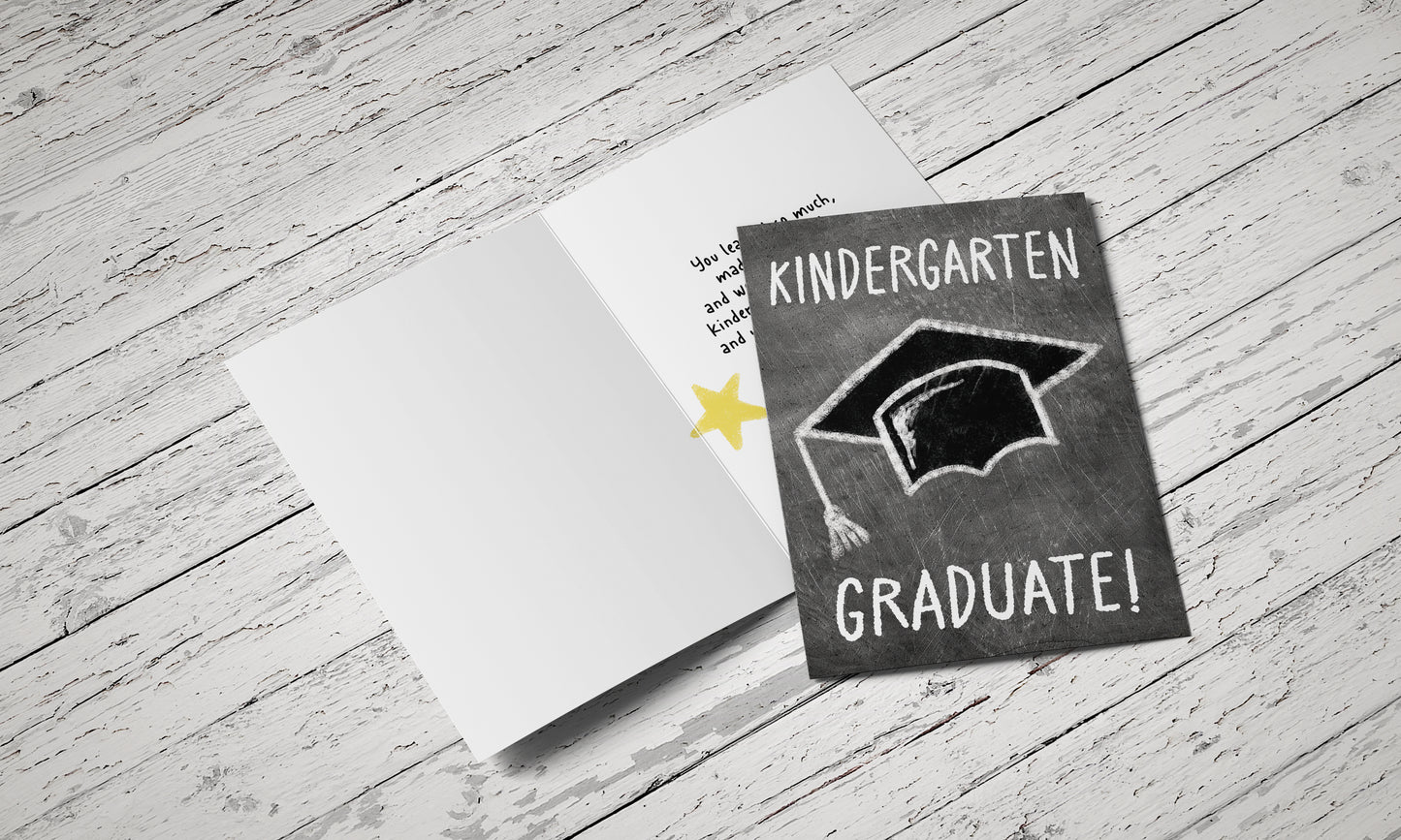 Kindergarten Graduation - Single 5x7 Card