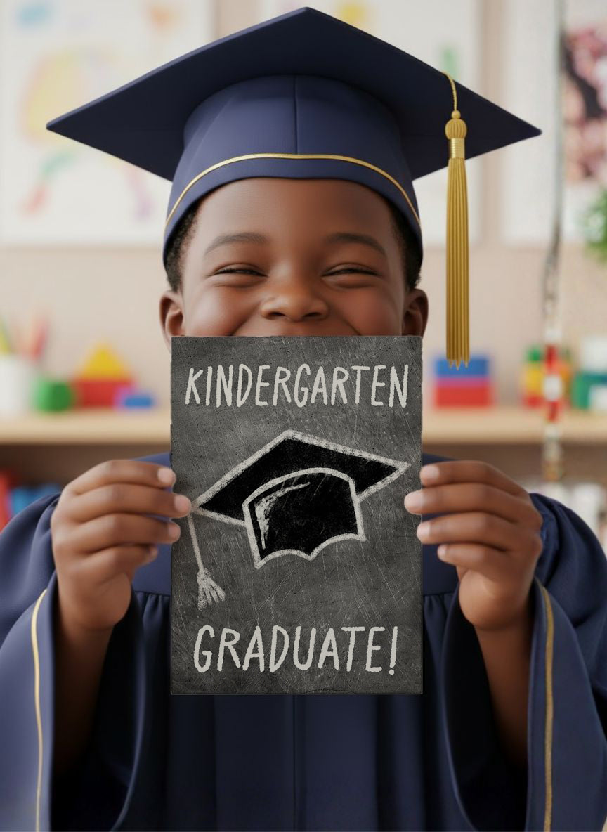 Kindergarten Graduation - Single 5x7 Card