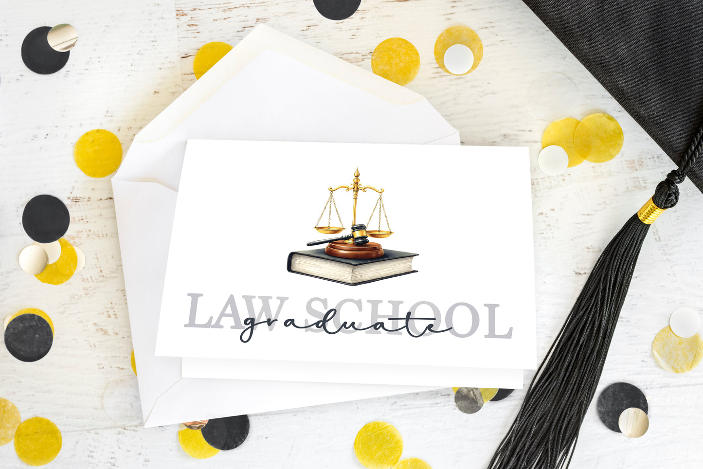 Law School Graduate - Single 5x7 Card