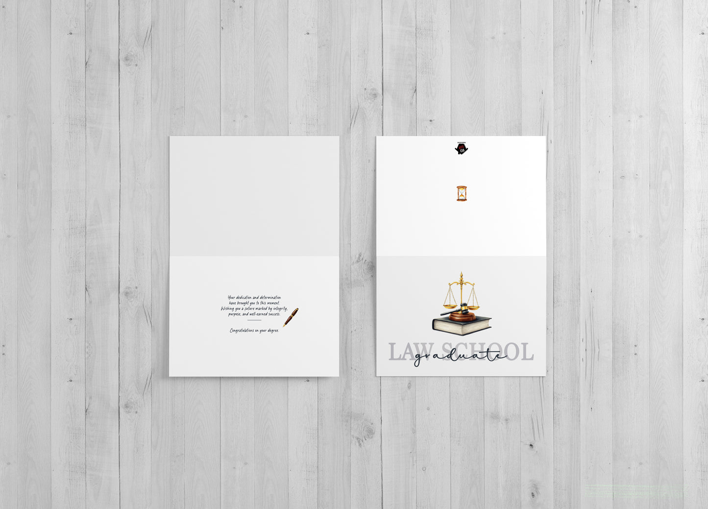 Law School Graduate - Single 5x7 Card
