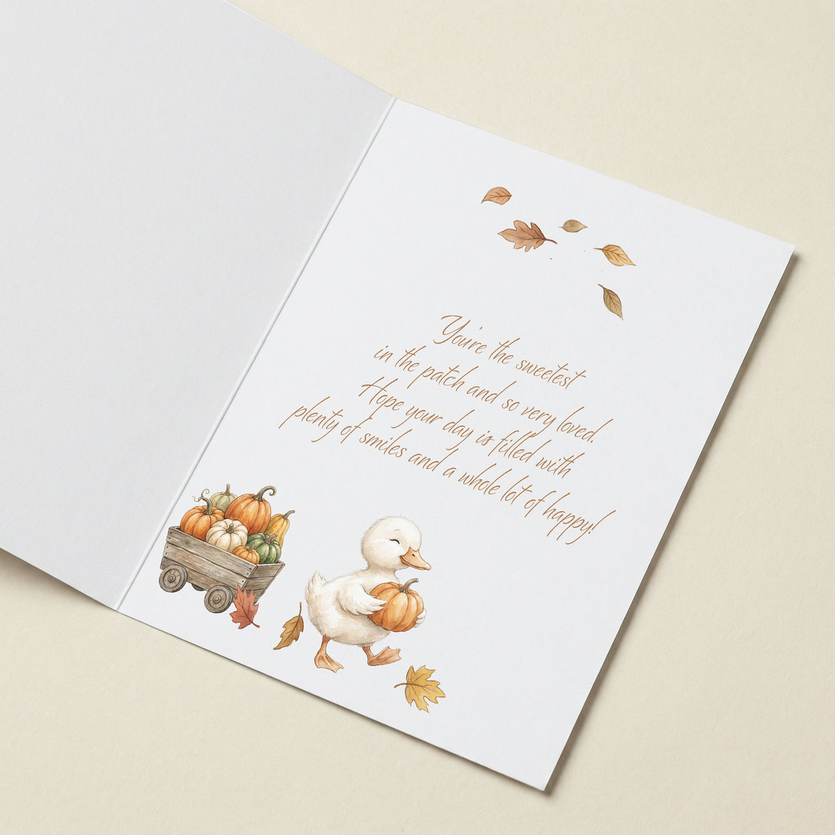 Little Pumpkin Birthday - 5x7 Single Card