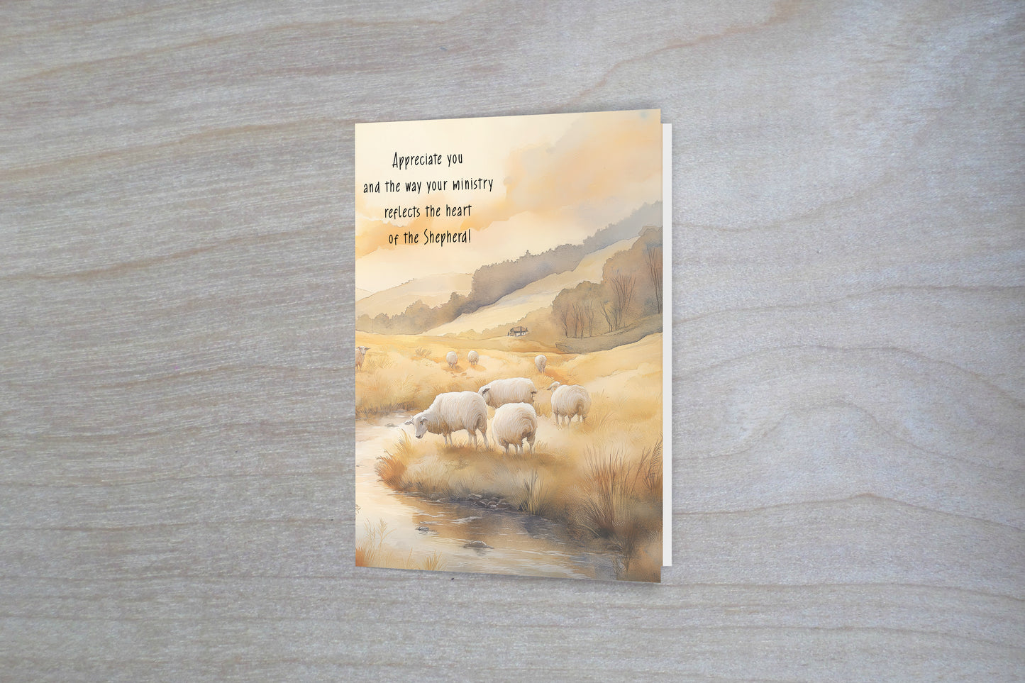 Ministry Appreciation Card - Single 5x7 Card