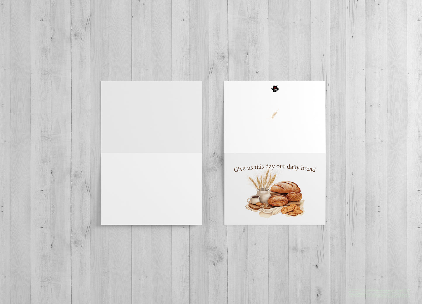 Give Us this Day Our Daily Bread - Single 5x7 Card