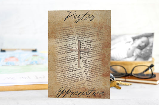 Pastor Appreciation - Single Card