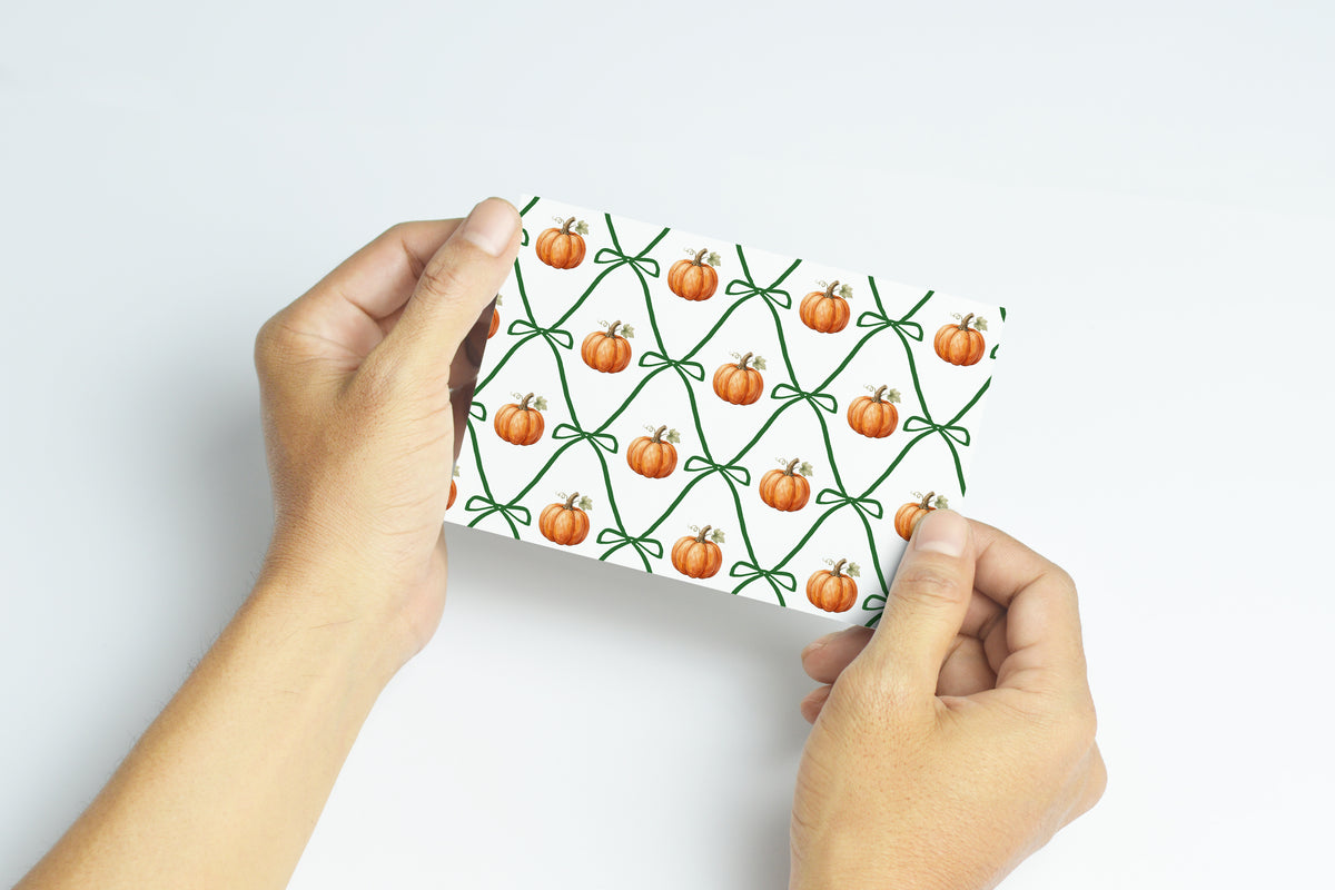 Pumpkin Cards - 10 Pack